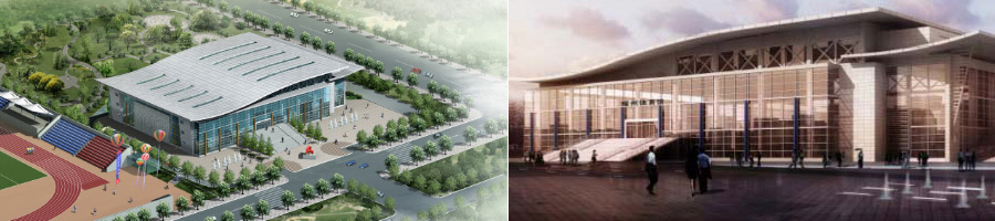 <span>Gymnasium for a Primary School campus Shaanxi Province, China. Client: Government of Shaanxi Province, P.R. China / XBY – Chinese ... </span>